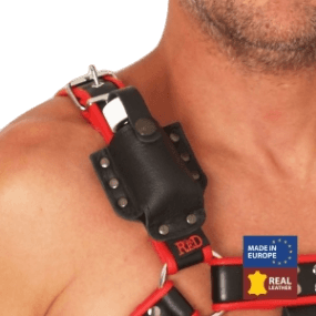 Support en cuir Aroma pour Harnais