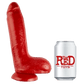 FLASHYDICK 18 x 5cm Rouge